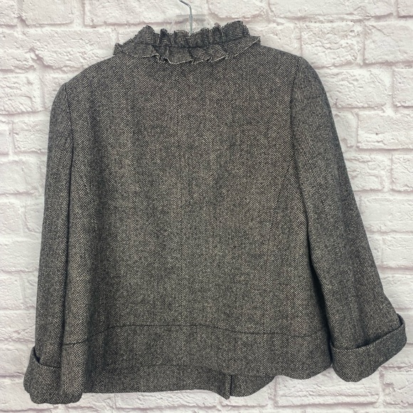 J. Crew Tweed Wool Jacket Size 8 - Picture 2 of 8